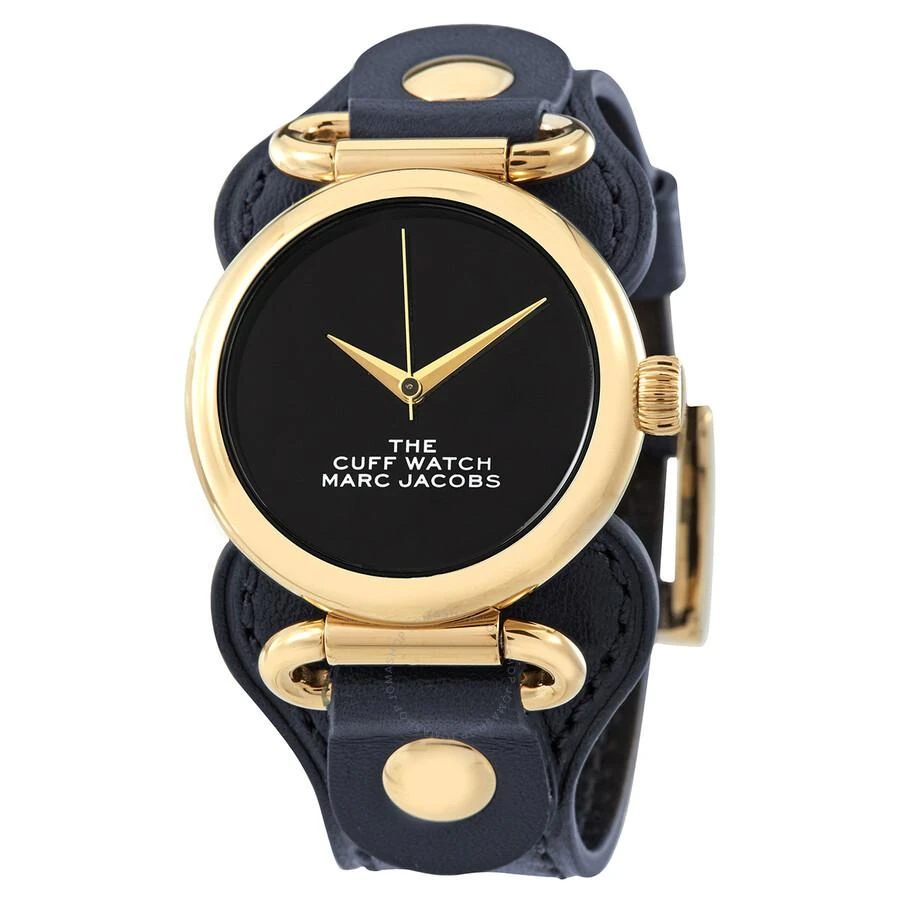 商品Marc Jacobs|The Cuff Quartz Black Dial Ladies Watch MJ0120179288,价格¥857,第1张图片