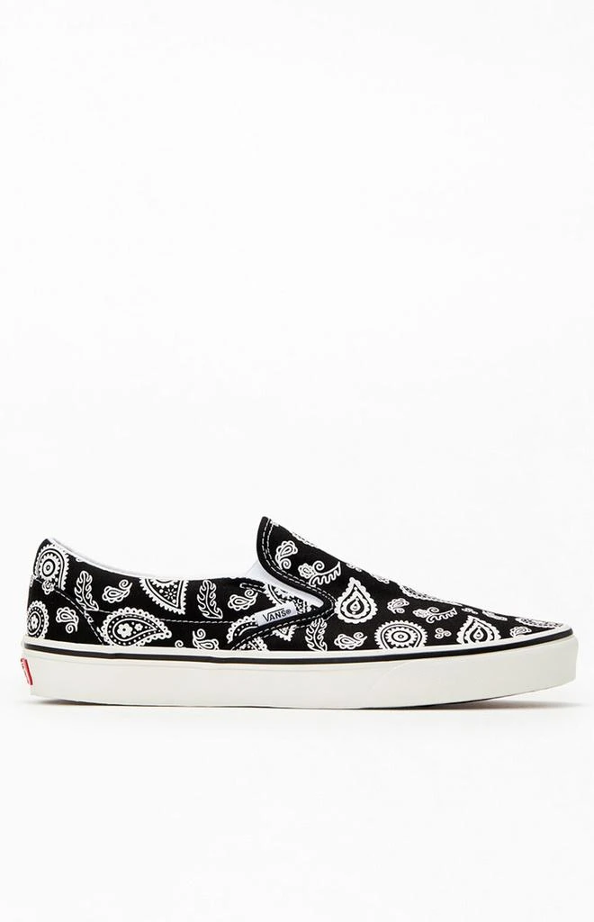 商品Vans|Primavera Paisley Black Classic Slip-On Shoes,价格¥623,第1张图片详细描述