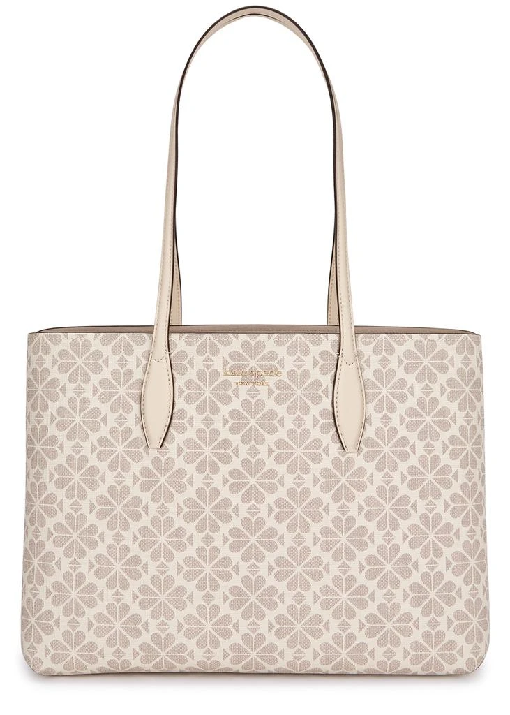 商品Kate Spade|All Day large spade-jacquard canvas tote,价格¥2613,第1张图片