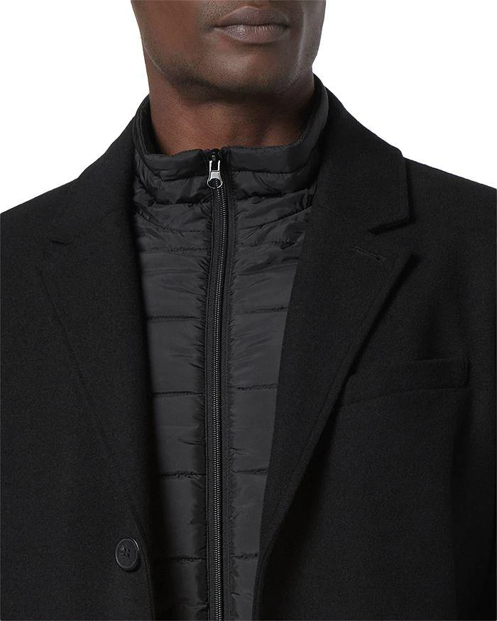 商品Andrew Marc|Sheffield Slim Fit Single Breasted Overcoat,价格¥1834,第4张图片详细描述