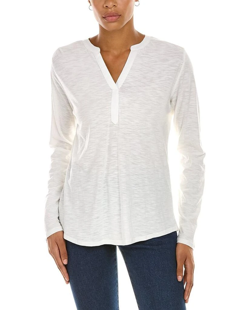 商品Vince Camuto|Vince Camuto Y-Neck Henley T-Shirt,价格¥214,第1张图片