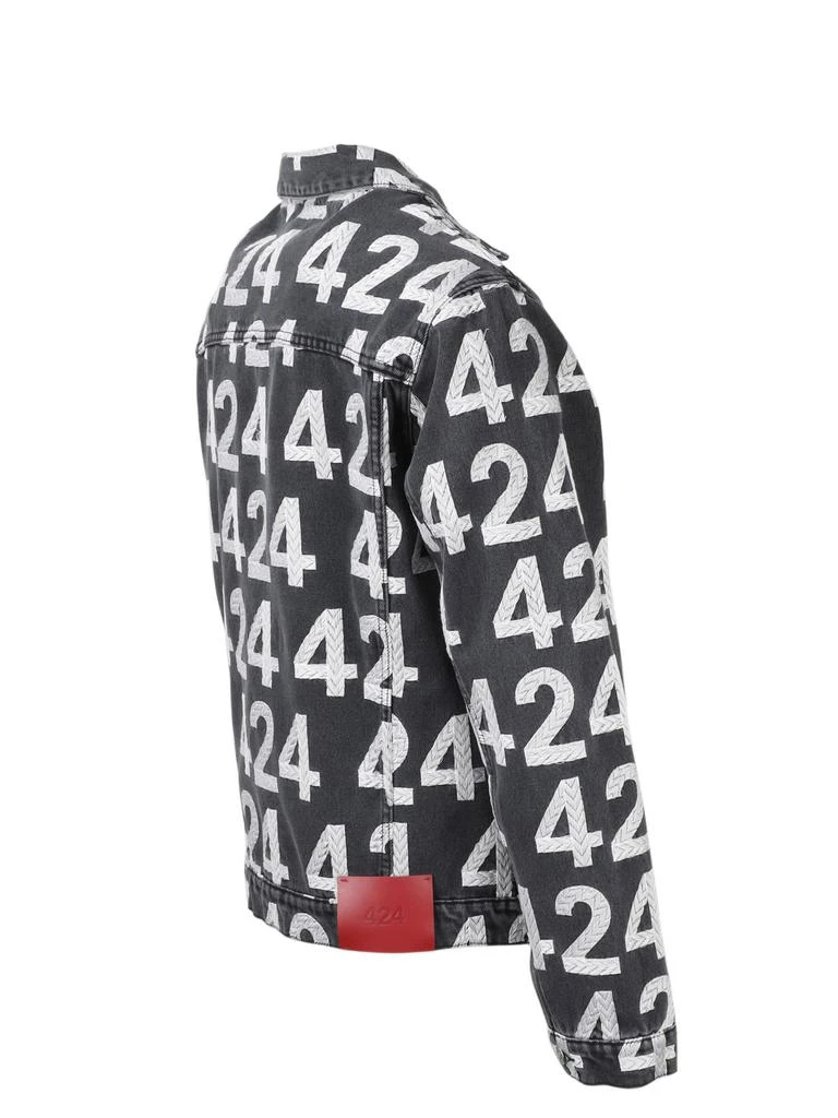 商品FourTwoFour on Fairfax|424 Embroidered Denim Jacket,价格¥5082,第3张图片详细描述