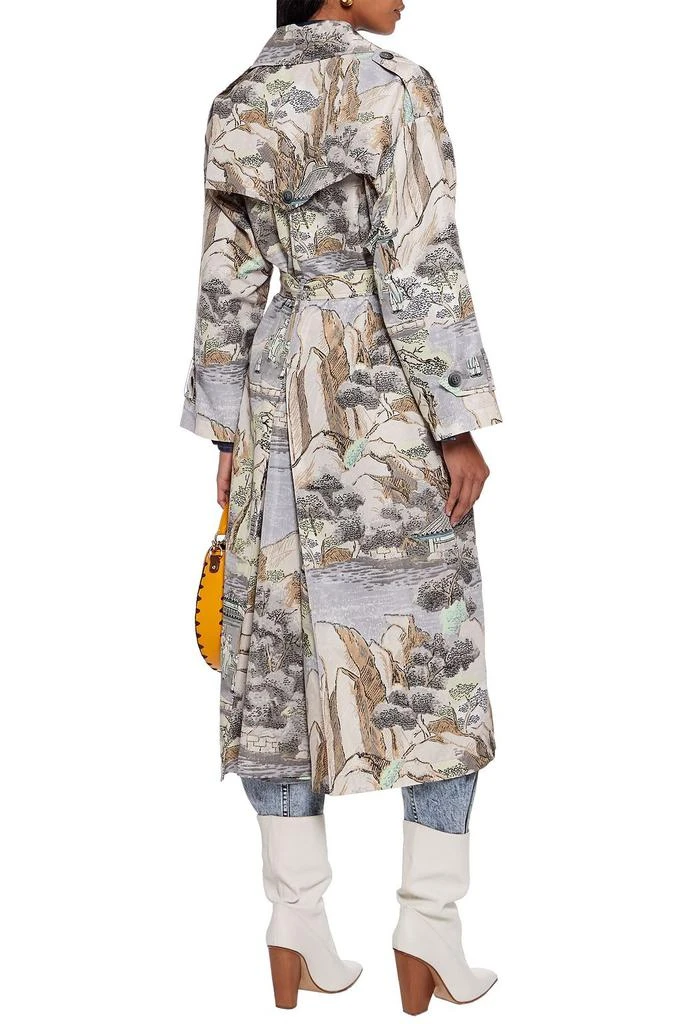 商品RED Valentino|Belted printed shell trench coat,价格¥4070,第3张图片详细描述