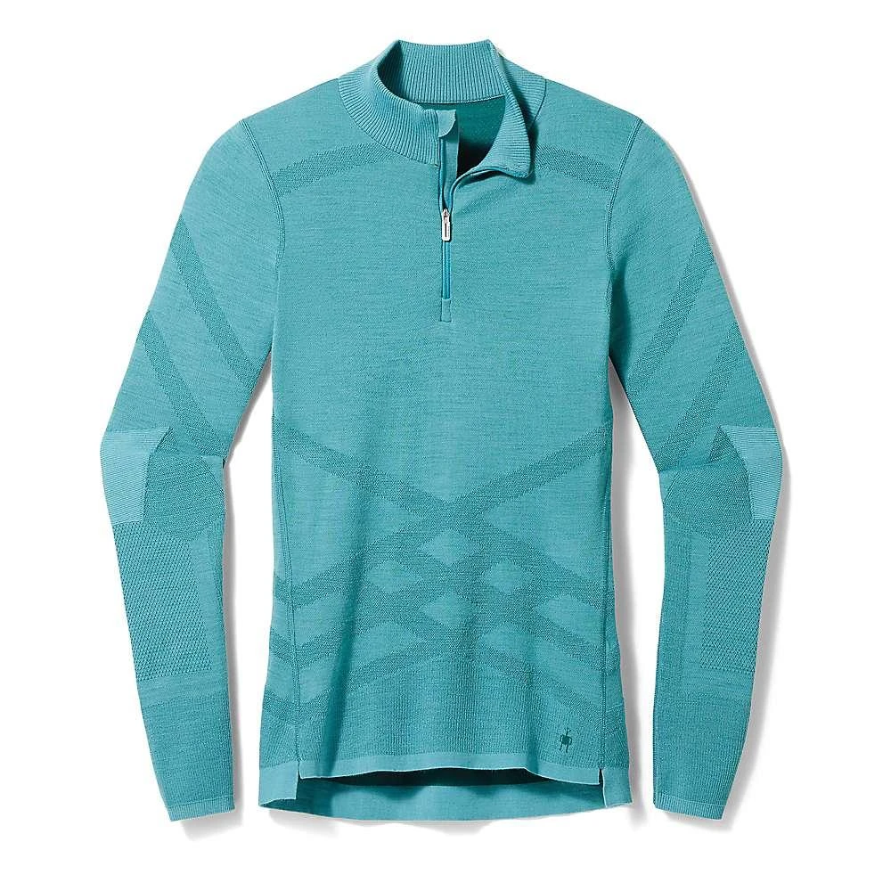 商品SmartWool|Smartwool Women's Intraknit Thermal Merino Base Layer 1/4 Zip,价格¥1153,第2张图片详细描述