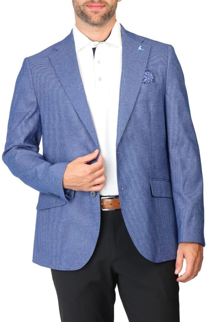 商品TailorByrd|True Blue Tonal Dobby Sport Coat,价格¥1045,第1张图片