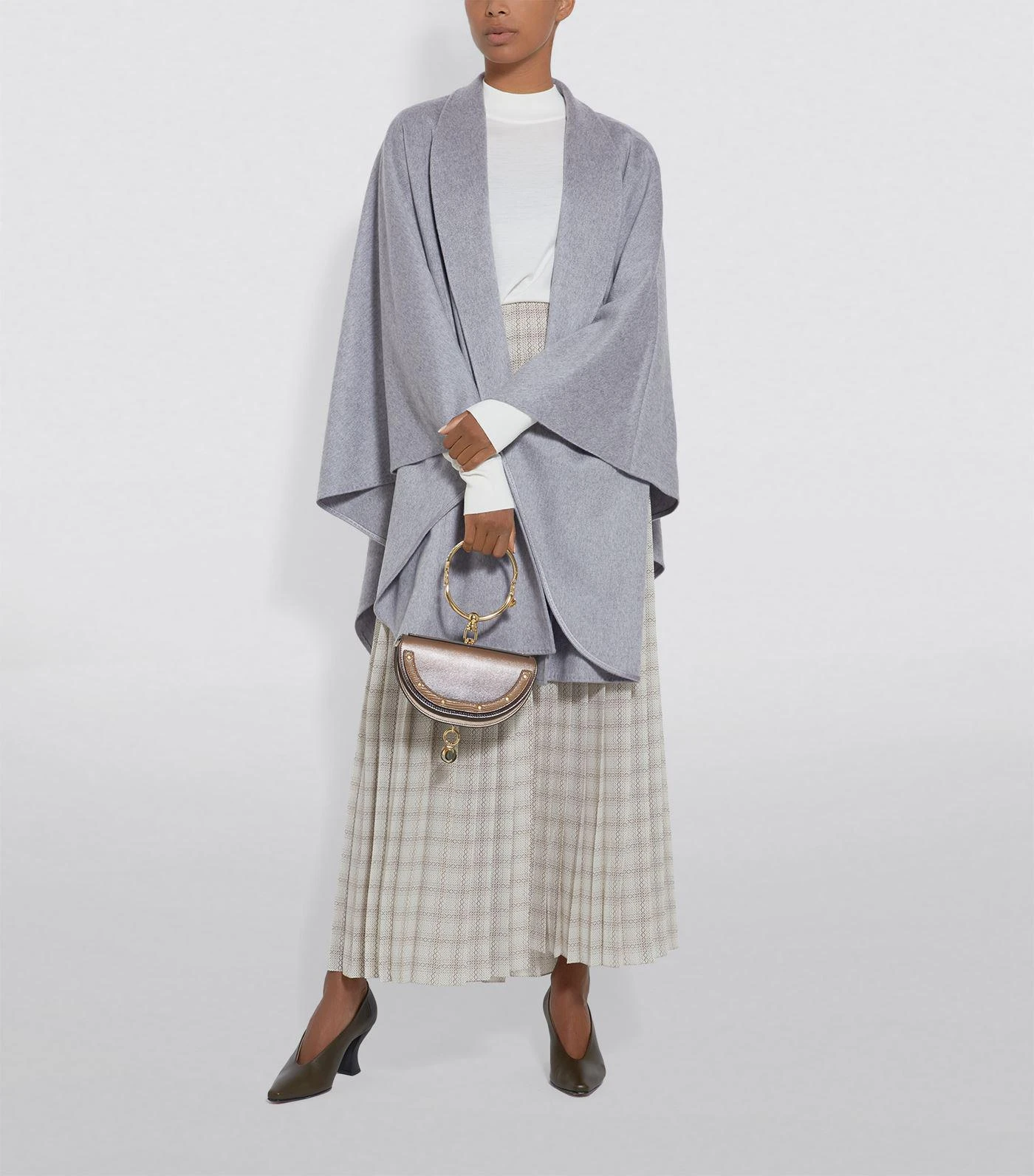 商品Max Mara|Cashmere Belted Cape Coat,价格¥16263,第4张图片详细描述