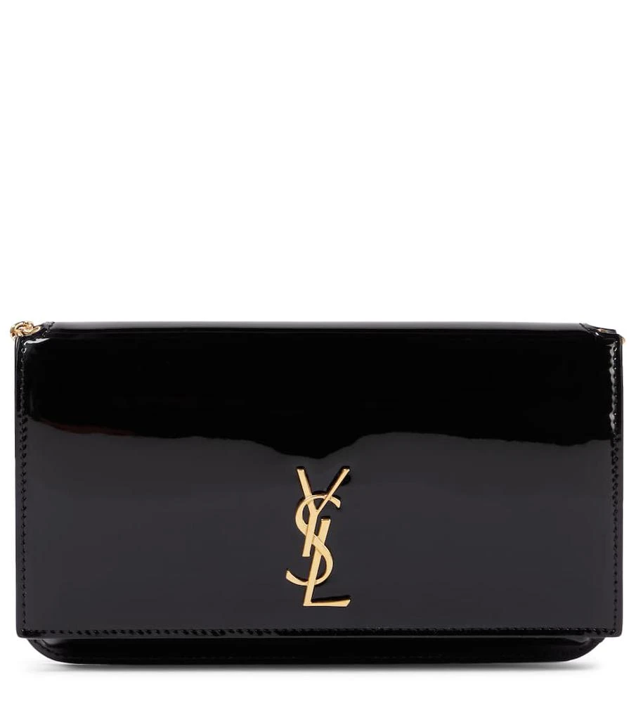 商品Yves Saint Laurent|Cassandre Small leather wallet on chain,价格¥5723,第1张图片