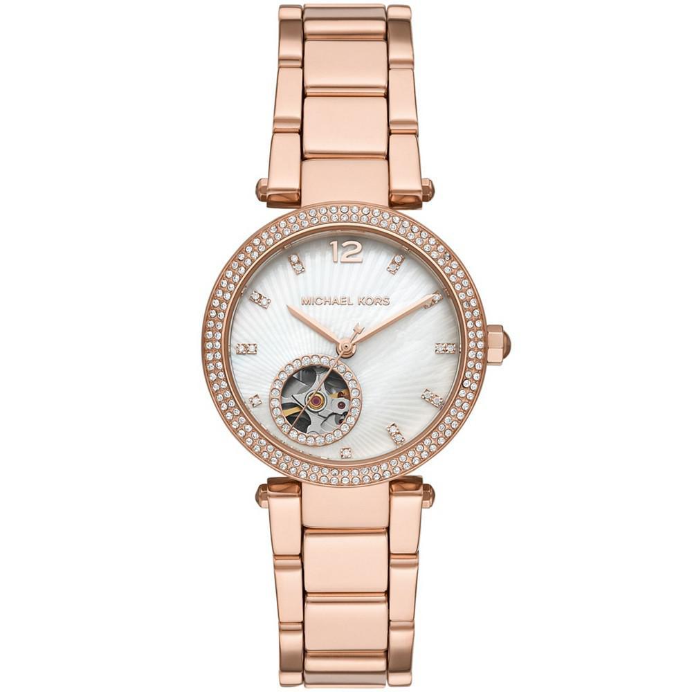 商品Michael Kors|Women's Parker Rose Gold-Tone Stainless Steel Bracelet Watch, 33mm,价格¥1397,第1张图片