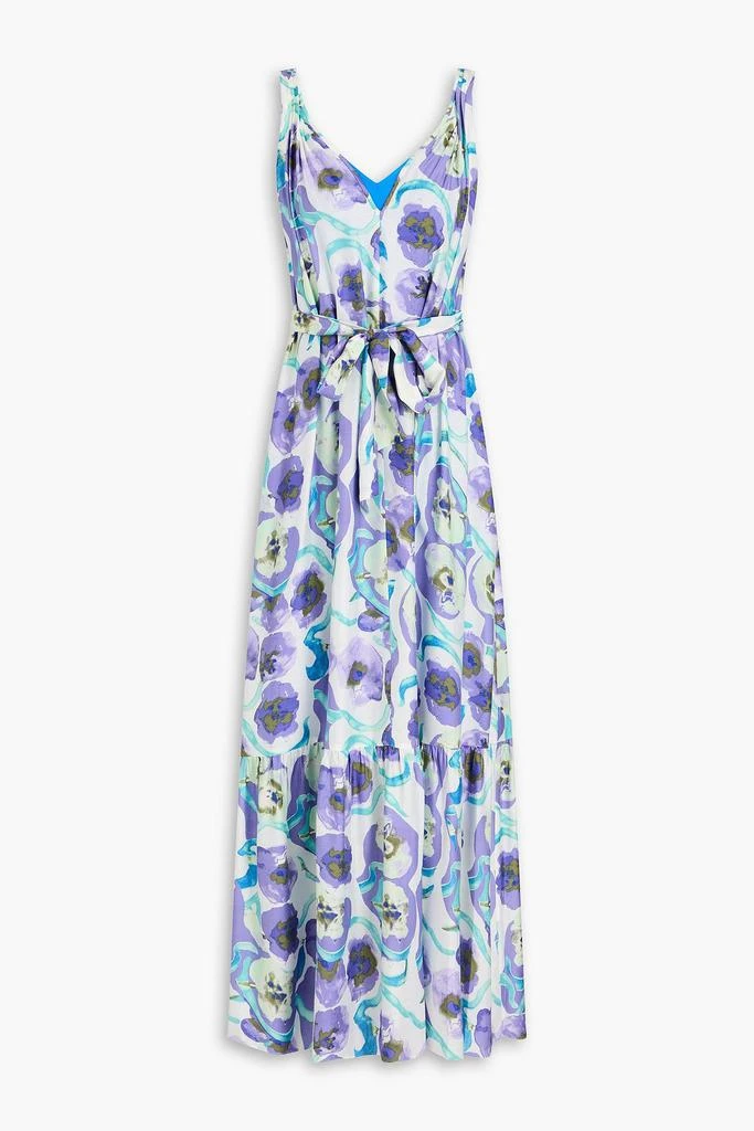 商品Diane von Furstenberg|Jodie floral-print habotai maxi dress,价格¥798,第1张图片