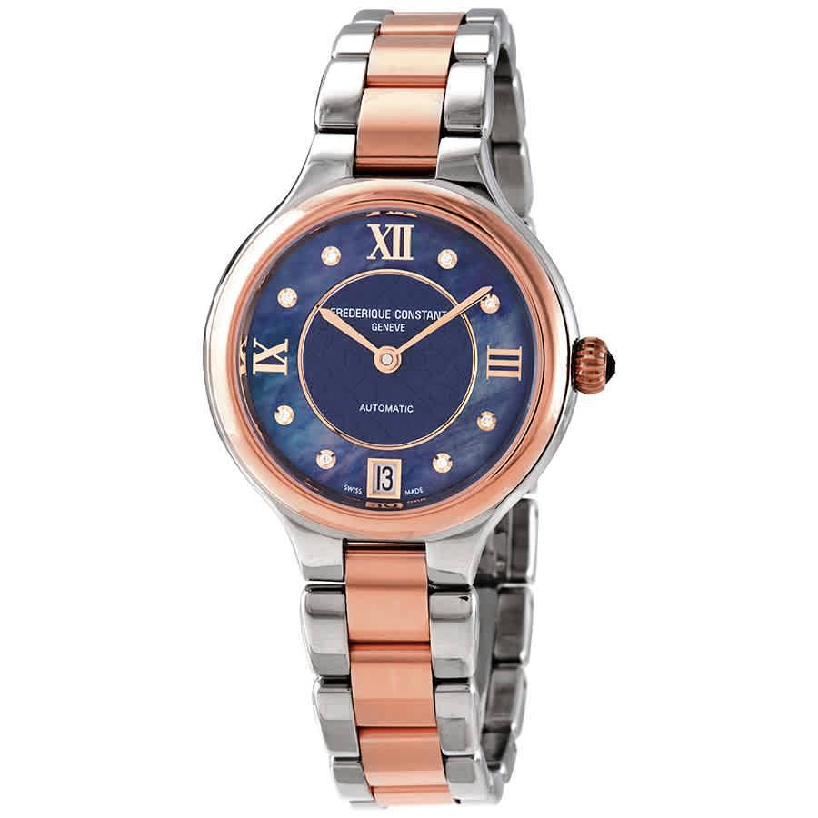 商品Frederique Constant|Classics Delight Automatic Diamond Ladies Watch FC-306NHD3ER2B,价格¥6241,第1张图片