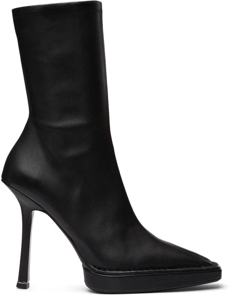 商品Alexander Wang|Black Bardot Platform Boots,价格¥3285,第1张图片