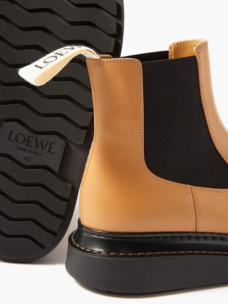 商品Loewe|Rubber-trimmed leather Chelsea boots,价格¥7634,第4张图片详细描述