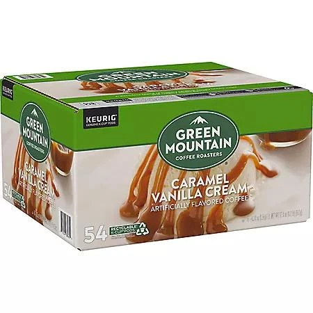 Green Mountain Coffee K-Cup Pods, Caramel Vanilla Cream, 54 ct. 商品