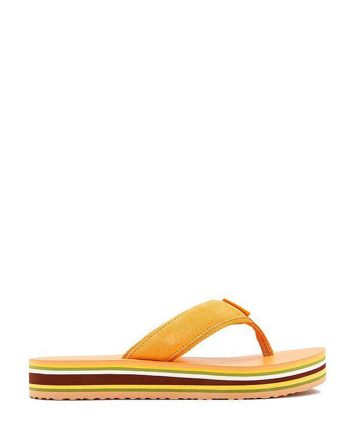 商品Tory Burch|Women's '70s Platform Flip-Flop Sandals,价格¥502,第4张图片详细描述