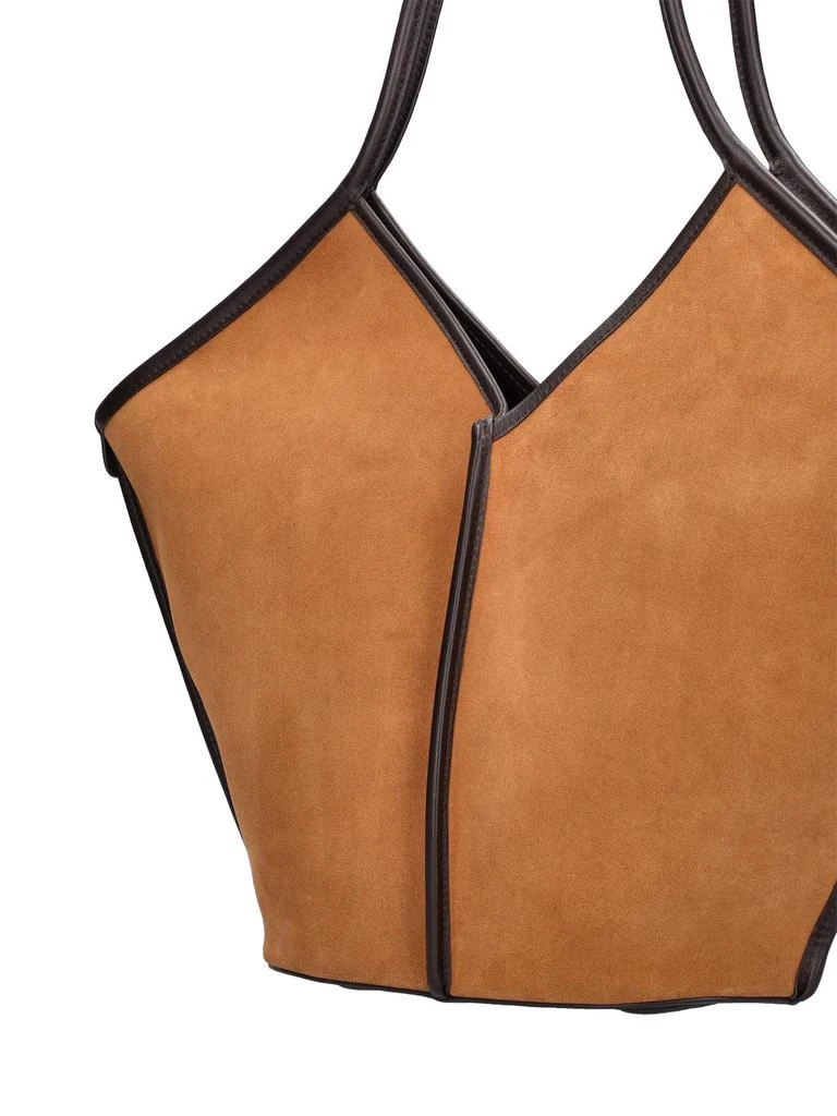 商品Hereu|Calella Suede Leather Shoulder Bag,价格¥2521,第3张图片详细描述