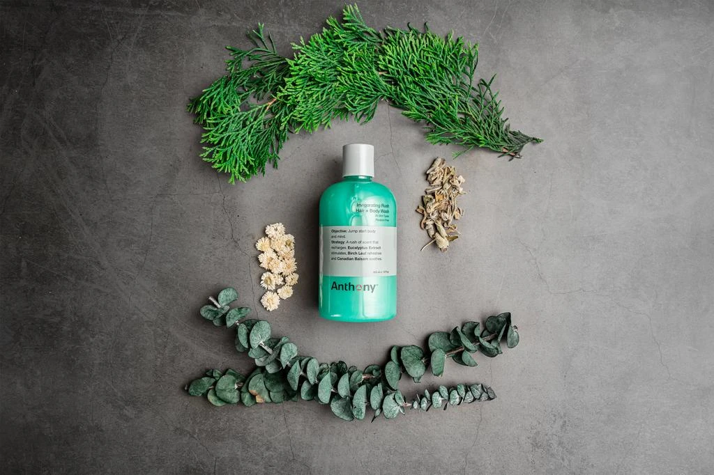 商品Anthony|Invigorating Rush Hair & Body Wash,价格¥228,第3张图片详细描述
