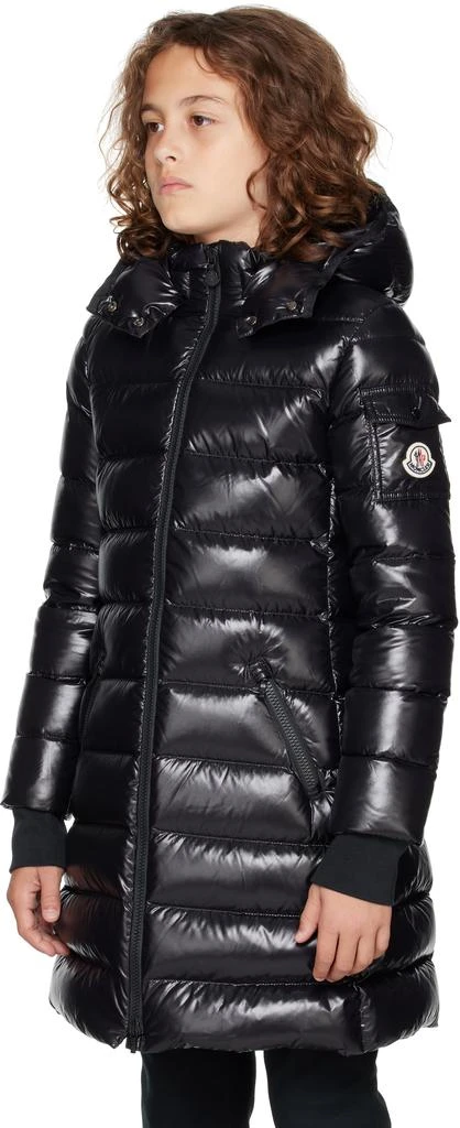 商品Moncler|Big Kids Black Moka Hooded Down Jacket,价格¥7964,第4张图片详细描述
