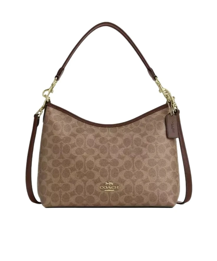 商品【商品预售7天】 Coach|Coach 女士斜挎包 CV975IMXHE 棕色,价格¥2641,第1张图片