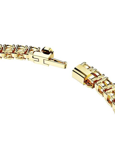 Matrix Gold-Plated & Crystal Tennis Bracelet商品第4张图片规格展示