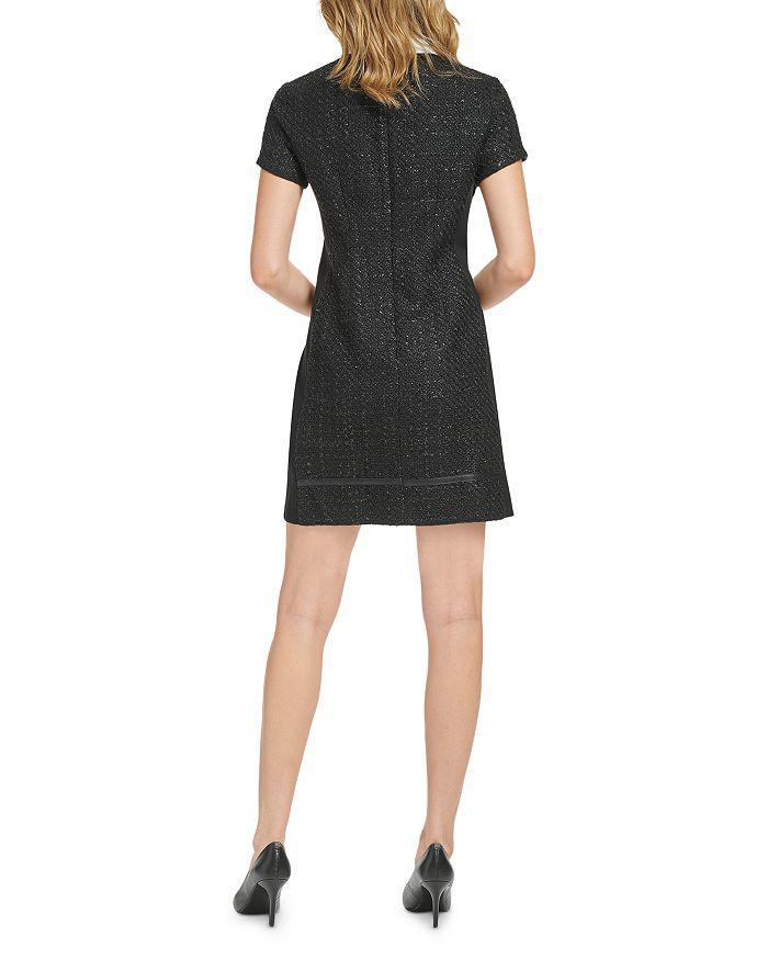 商品Karl Lagerfeld Paris|Collared Bow Neck Sheath Dress,价格¥1191,第4张图片详细描述
