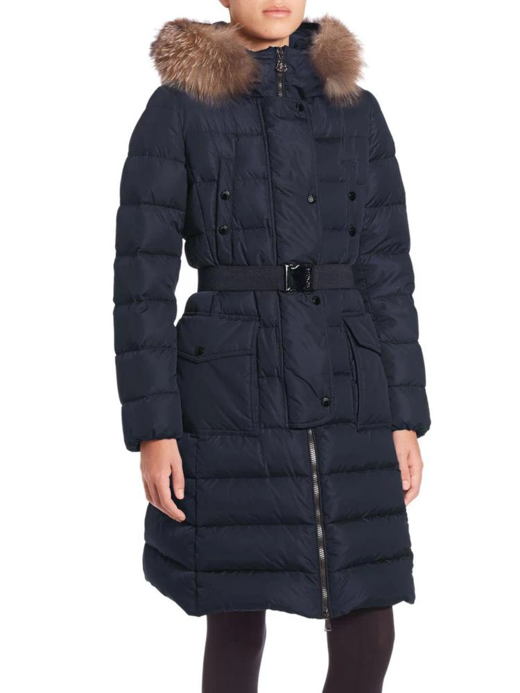 商品Moncler|Khloe Fur-Trimmed Puffer Jacket,价格¥14800,第1张图片