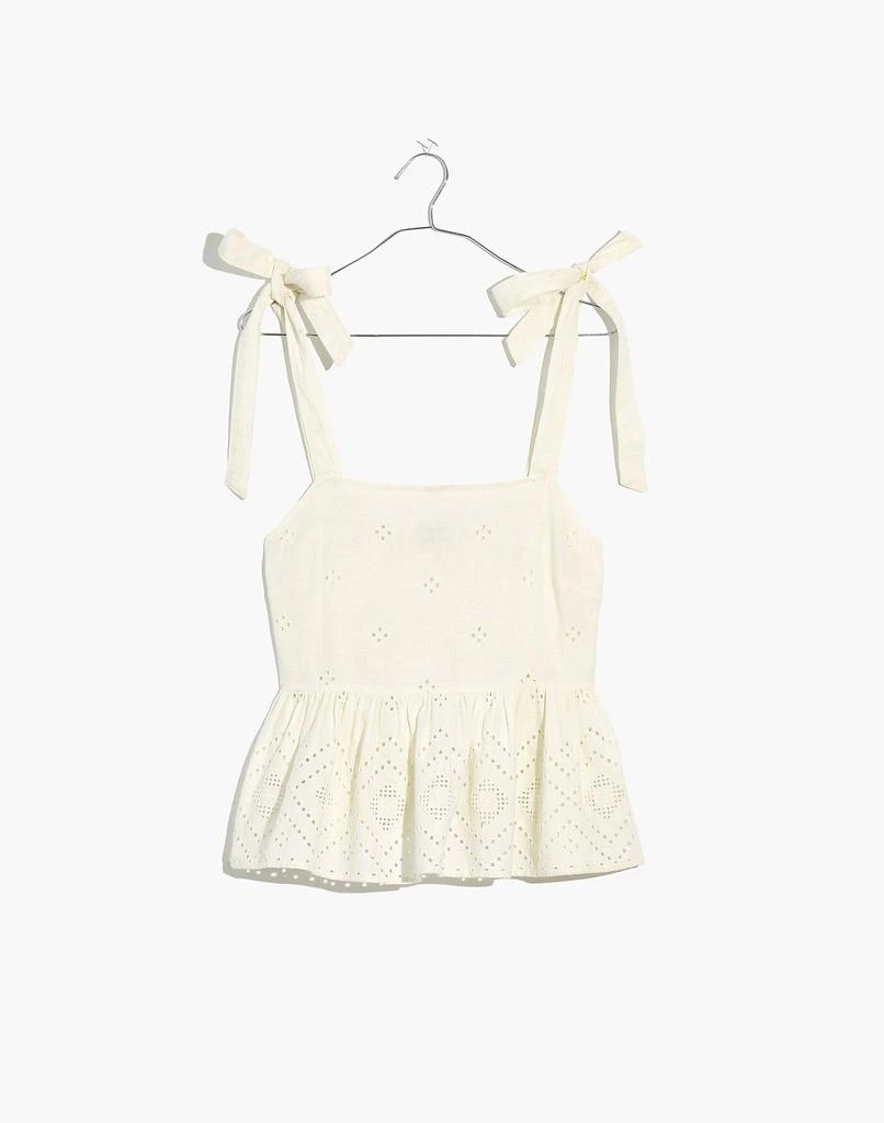 商品Madewell|Rosalie Tie-Strap Top in Geo Eyelet,价格¥118,第4张图片详细描述