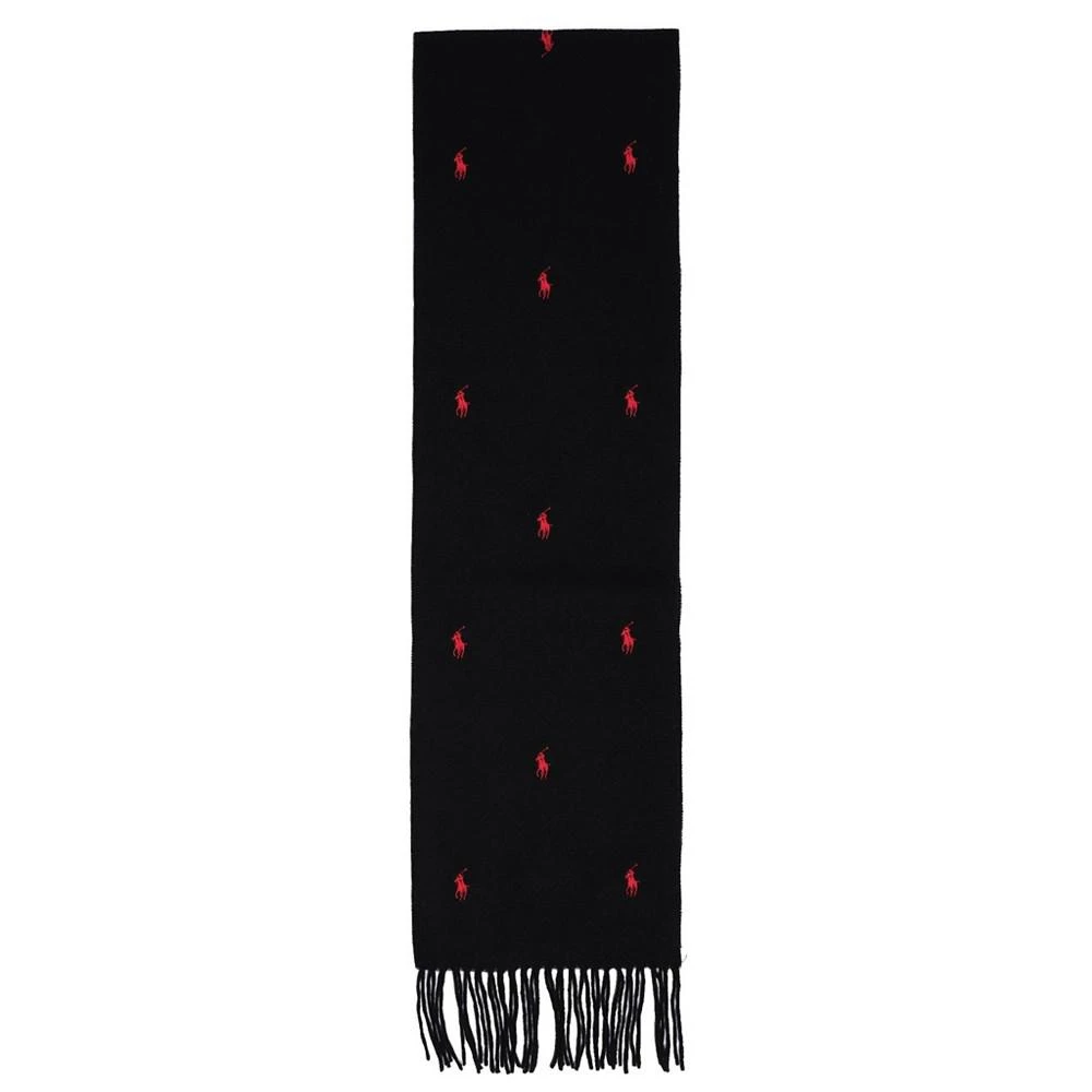 商品Ralph Lauren|Men's Embroidered Pony Scarf,价格¥918,第1张图片