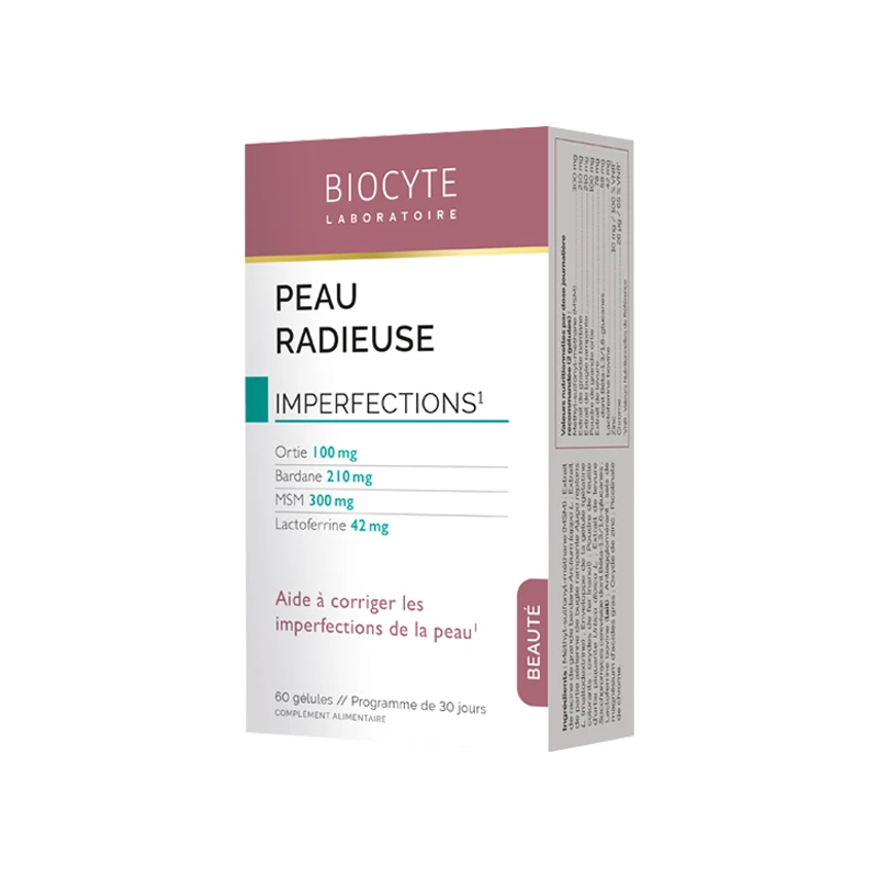 商品Biocyte|碧维斯祛痘胶囊60粒 淡化痘印 收缩毛孔,价格¥277,第1张图片