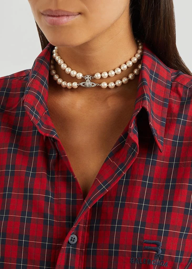 商品Vivienne Westwood|Graziella orb faux pearl choker,价格¥2657,第2张图片详细描述