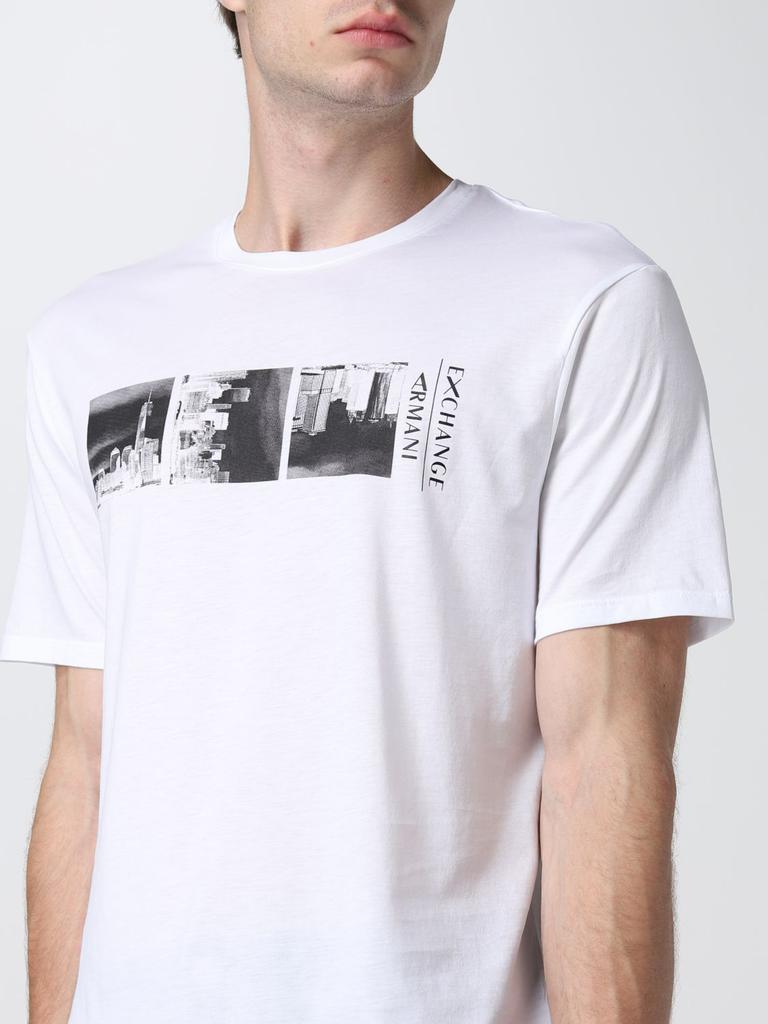 Armani Exchange T-shirt with graphic print商品第3张图片规格展示