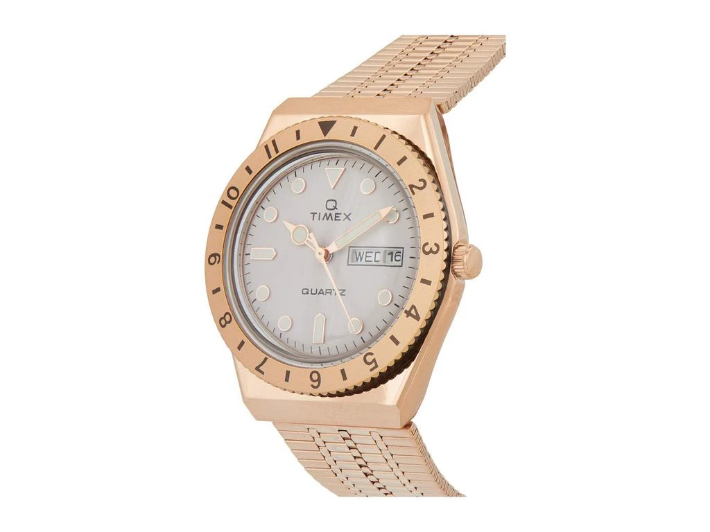 商品Timex|36 mm Q Timex Stainless Steel Rose Gold-Tone Case,价格¥762,第2张图片详细描述