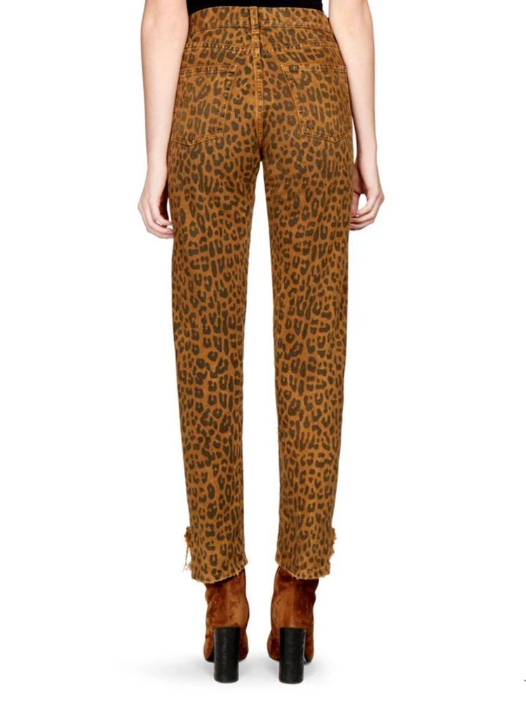 商品Yves Saint Laurent|Leopard Print Slim-Fit Jeans,价格¥1680,第2张图片详细描述
