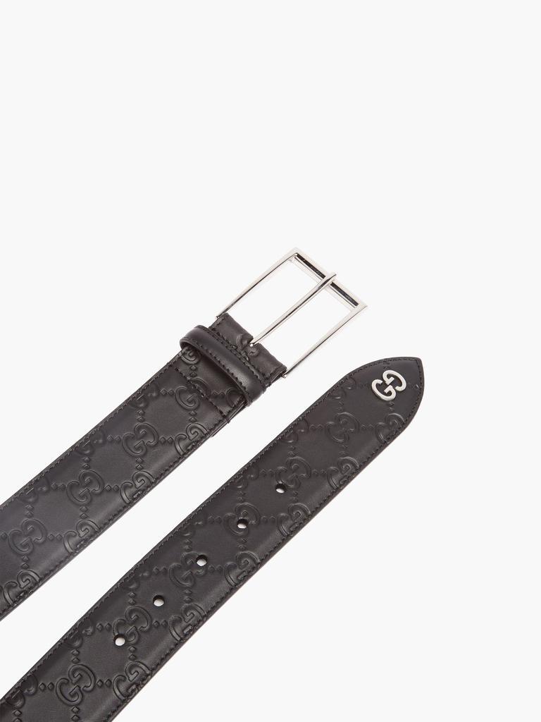 商品Gucci|GG-debossed leather belt,价格¥2574,第6张图片详细描述