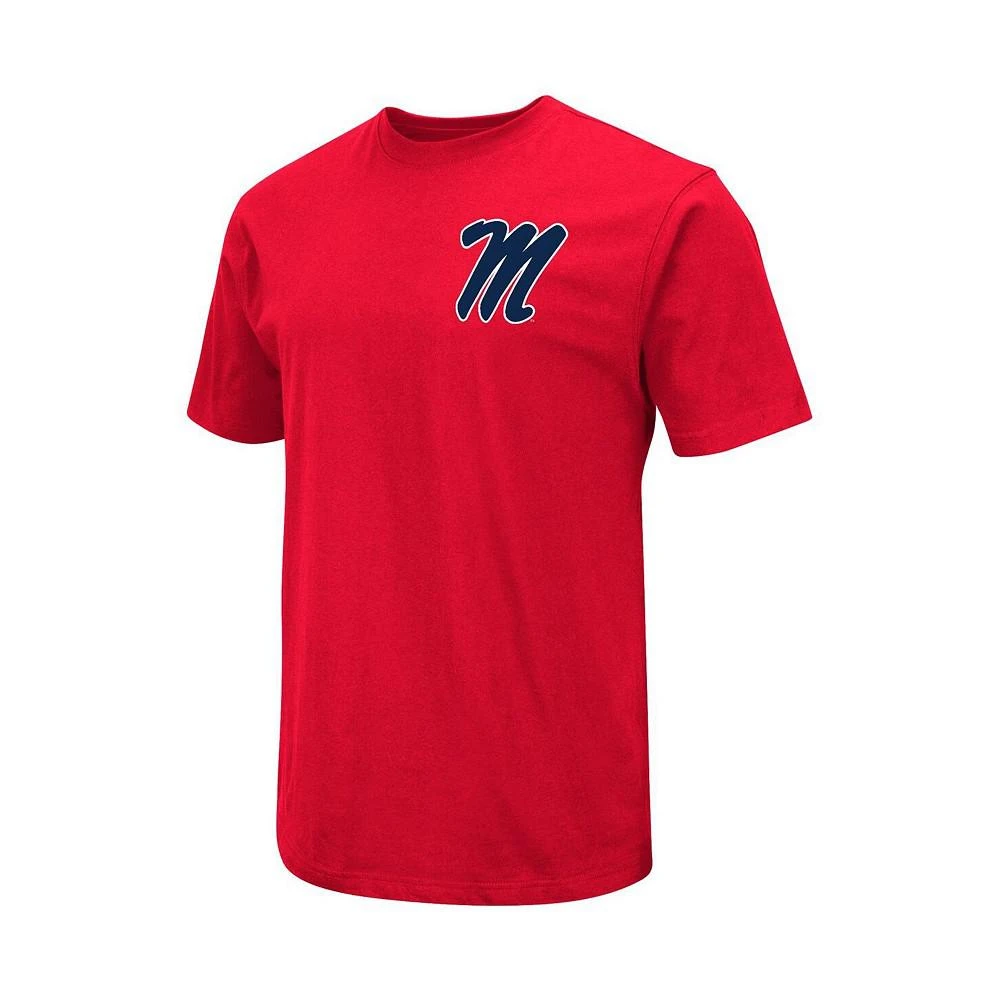 商品Colosseum|Men's Red Ole Miss Rebels Baseball On-Deck 2-Hit T-shirt,价格¥224,第2张图片详细描述