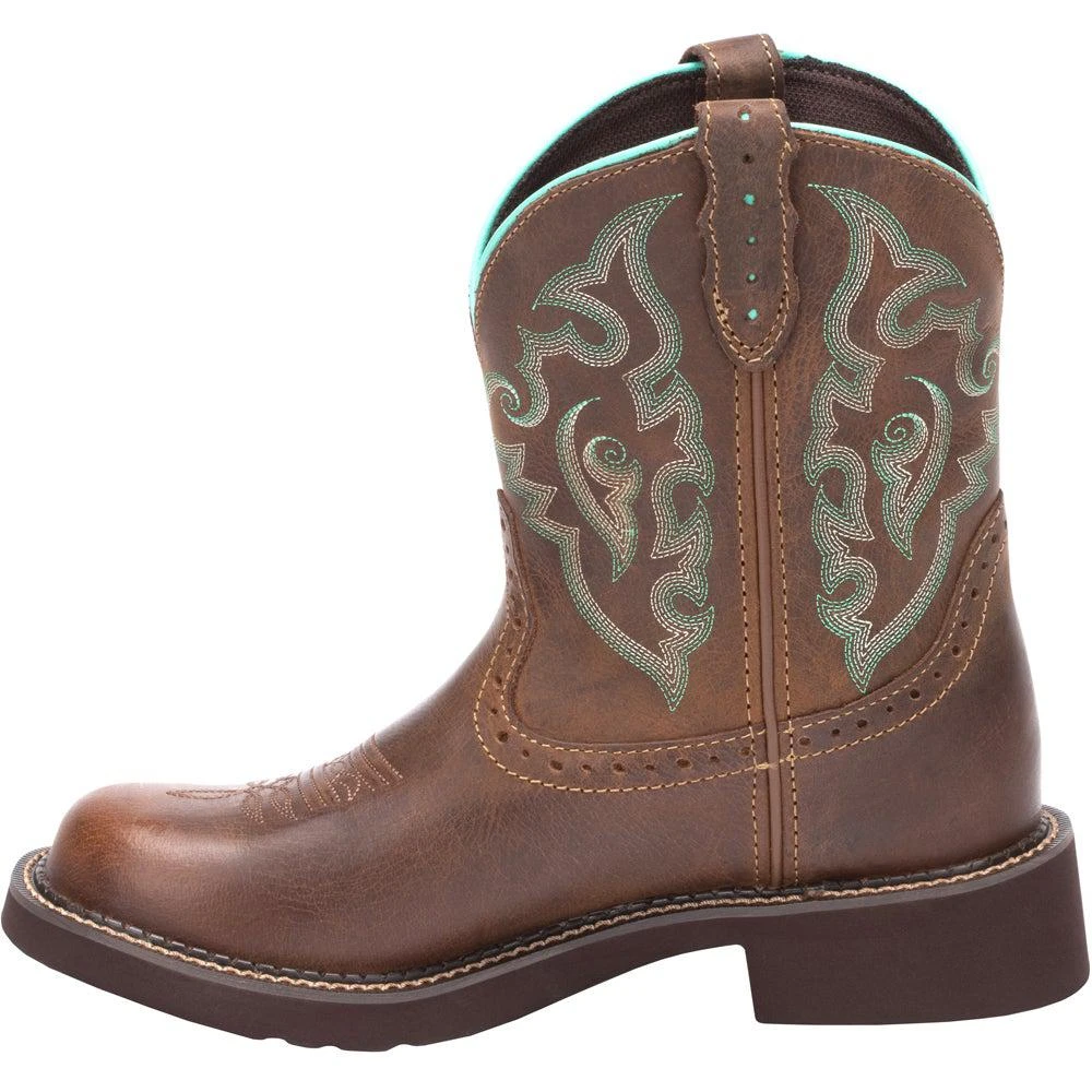 商品Justin Boots|Gemma Round Toe Cowboy Boots,价格¥757,第4张图片详细描述