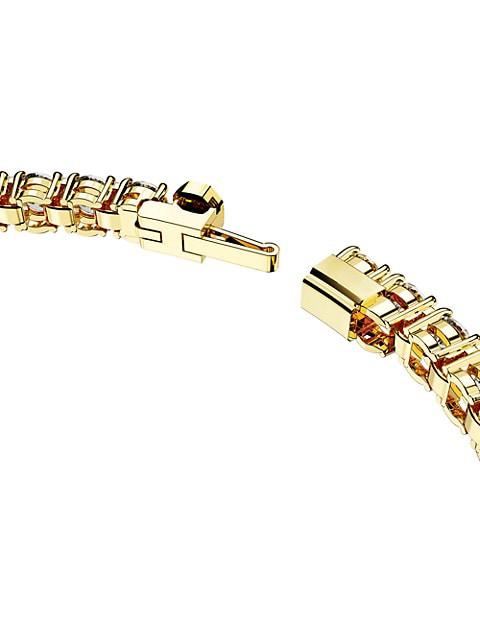 Matrix Gold-Plated & Crystal Tennis Bracelet商品第4张图片规格展示