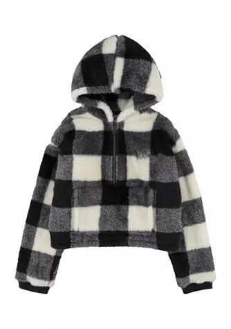 商品Levi's|Girls 7-16 Sherpa Pullover Hoodie,价格¥232,第3张图片详细描述