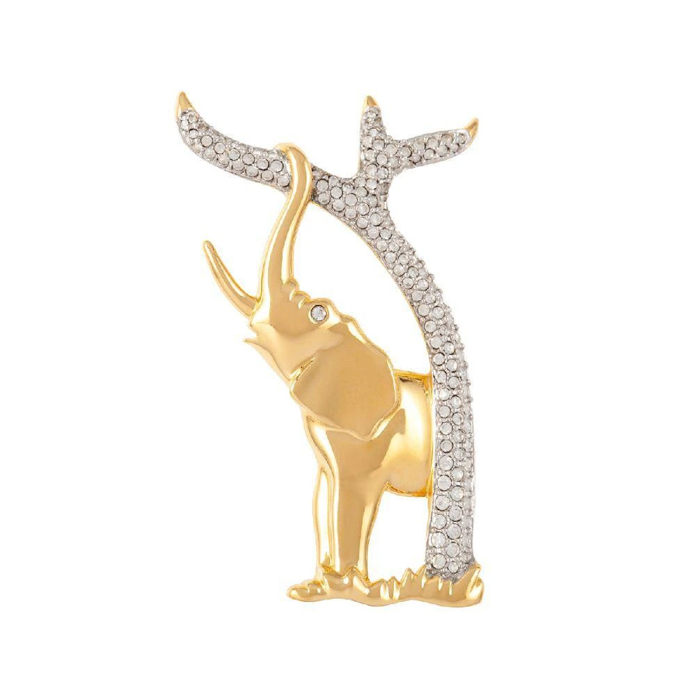 商品Susan Caplan Vintage|1990s vintage swarovski elephant brooch,价格¥2878,第1张图片