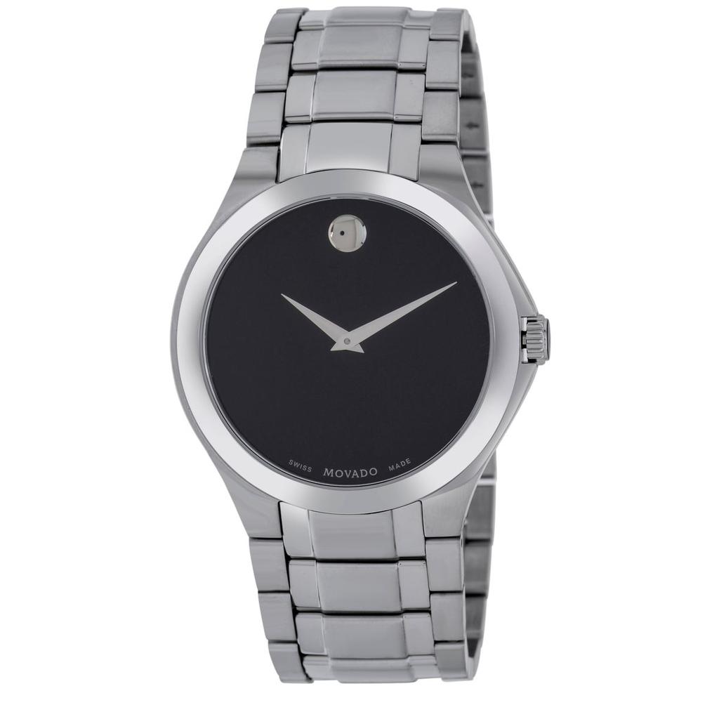 Movado Museum Classic Stainless Steel Quartz Men's Watch 606781商品第1张图片规格展示