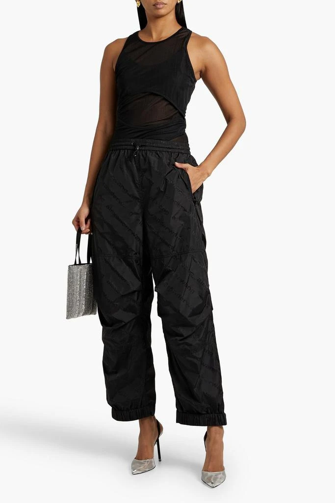 商品Alexander Wang|Logo-print shell track pants,价格¥1375,第2张图片详细描述