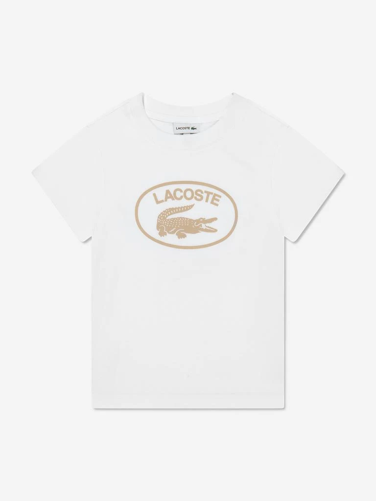 商品Lacoste|Boys Large Croc T-Shirt,价格¥243,第1张图片