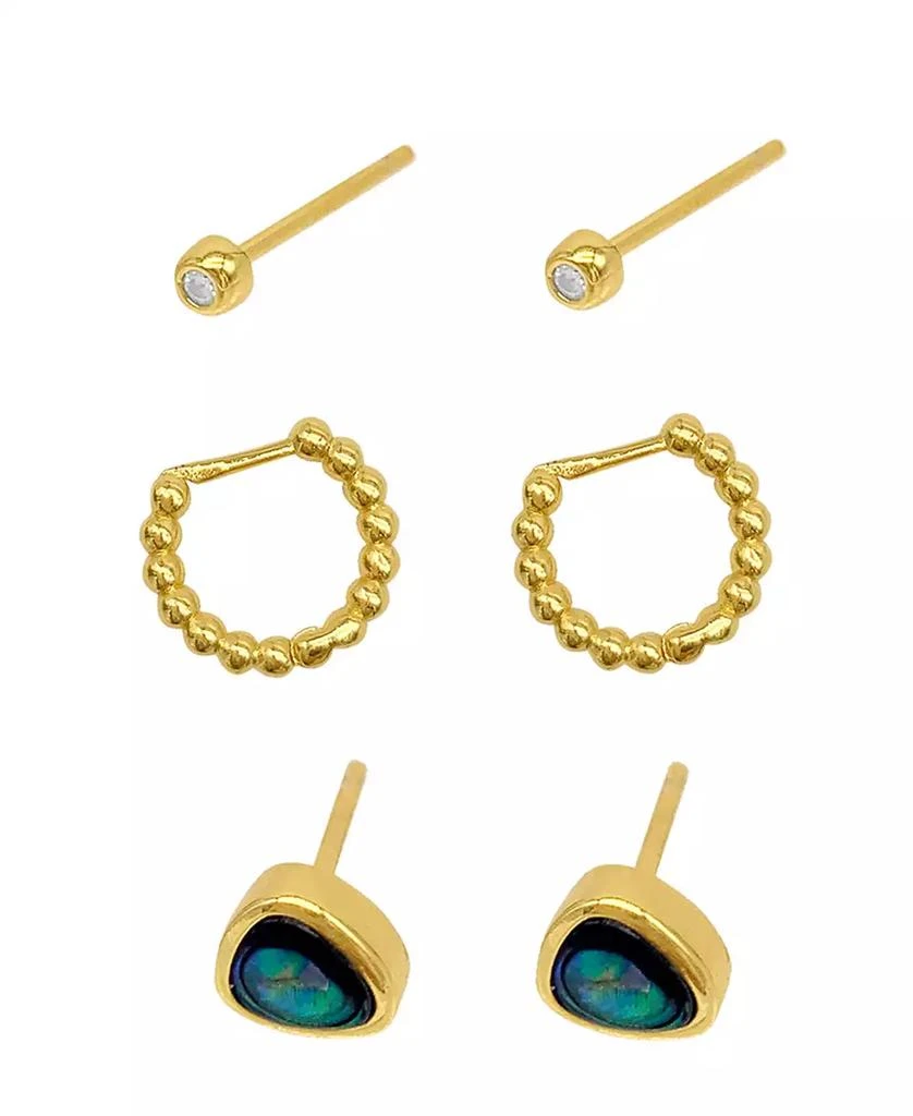 商品ADORNIA|Hoop and Stud Earrings Set,价格¥187,第1张图片