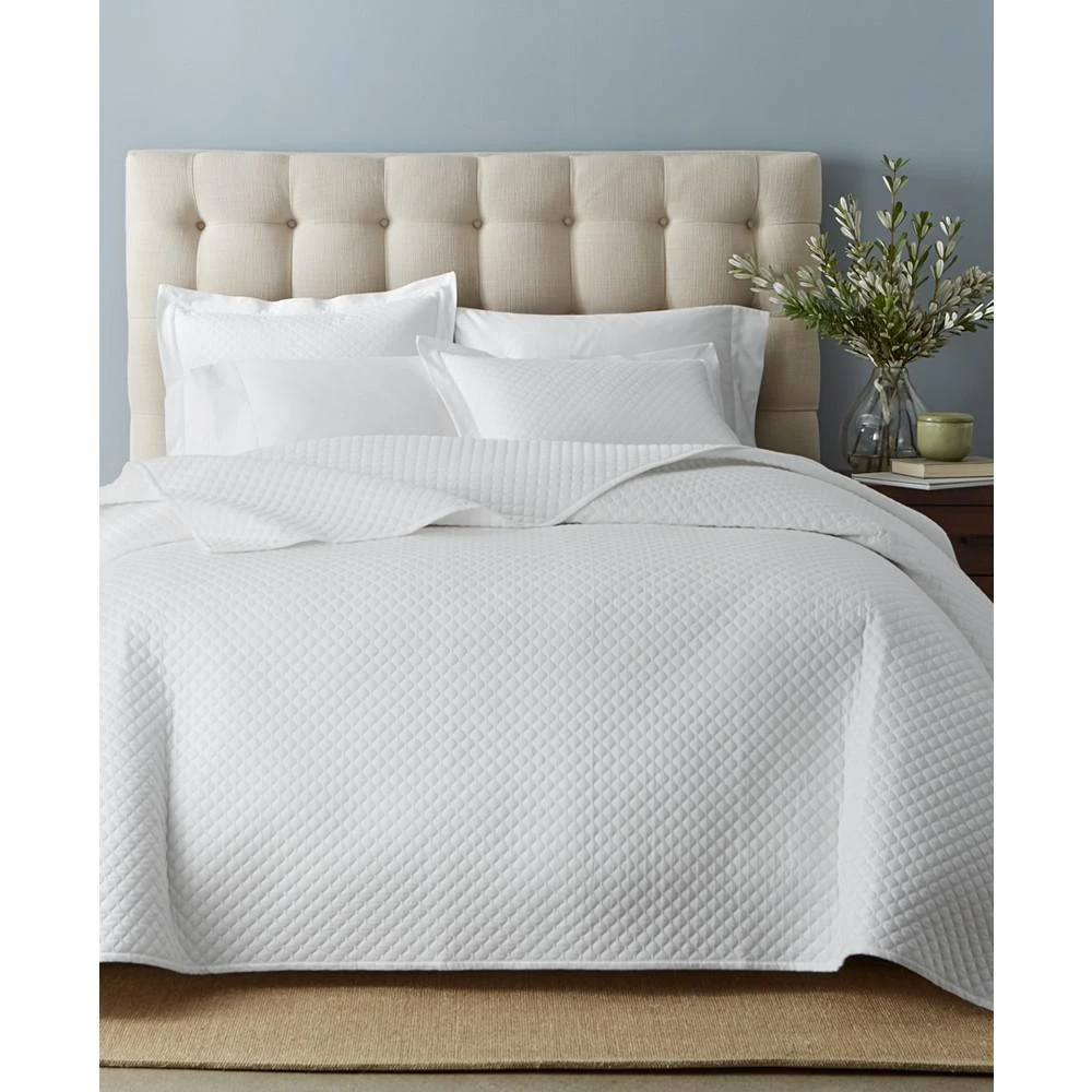 CLOSEOUT! Quilted Cotton Sham, European, Created for Macy's 商品