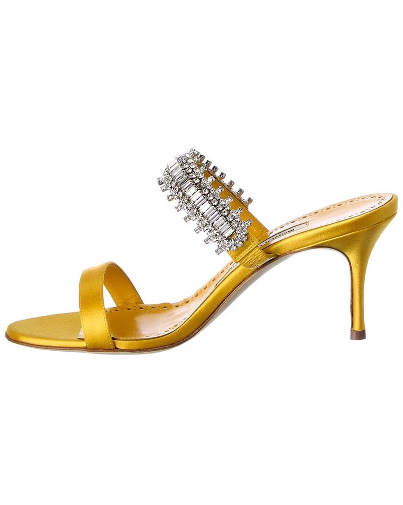商品Manolo Blahnik|Manolo Blahnik Sako 70 Satin Sandal,价格¥3940,第2张图片详细描述