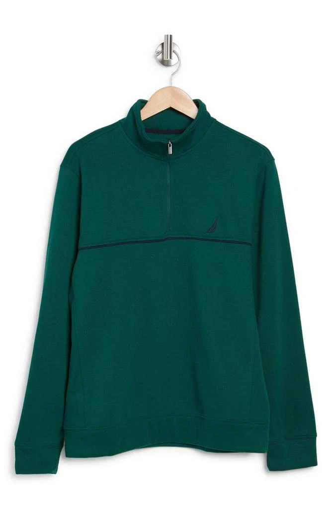 商品Nautica|Men's Cotton Blend Half Zip Pullover,价格¥141,第3张图片详细描述