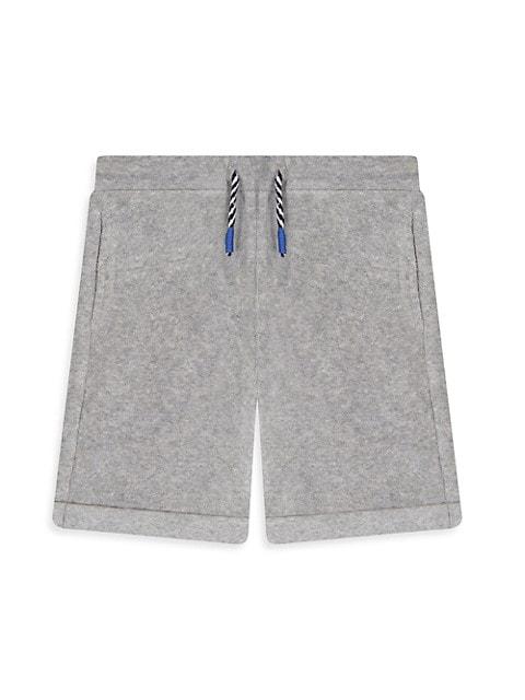 Little Boy's 2-Piece French Terry Hoodie & Shorts Set商品第4张图片规格展示