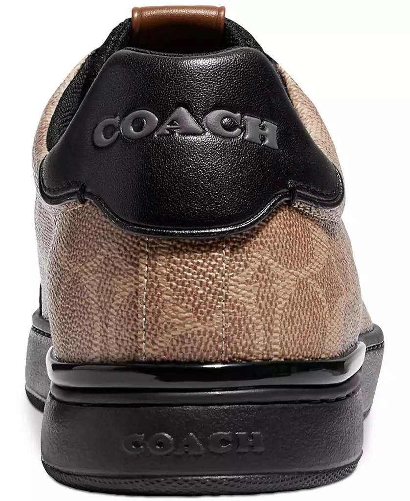 商品[蔻驰 经典低帮涂层帆布鞋（黑色款 尾翼黑灰两色随机发货 ）] Coach|蔻驰 经典低帮涂层帆布鞋（黑色款 尾翼黑灰两色随机发货 ）,价格¥1258,第3张图片详细描述