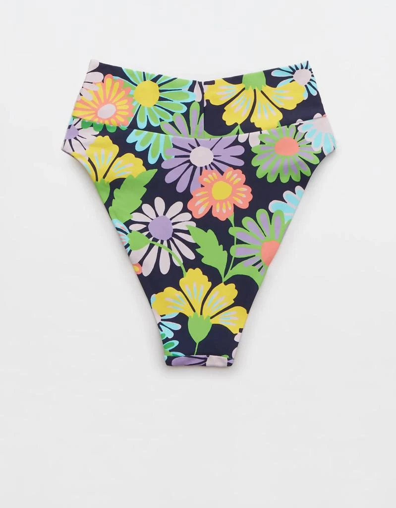 商品Aerie|Aerie Crossover High Cut Cheeky Bikini Bottom,价格¥105,第4张图片详细描述