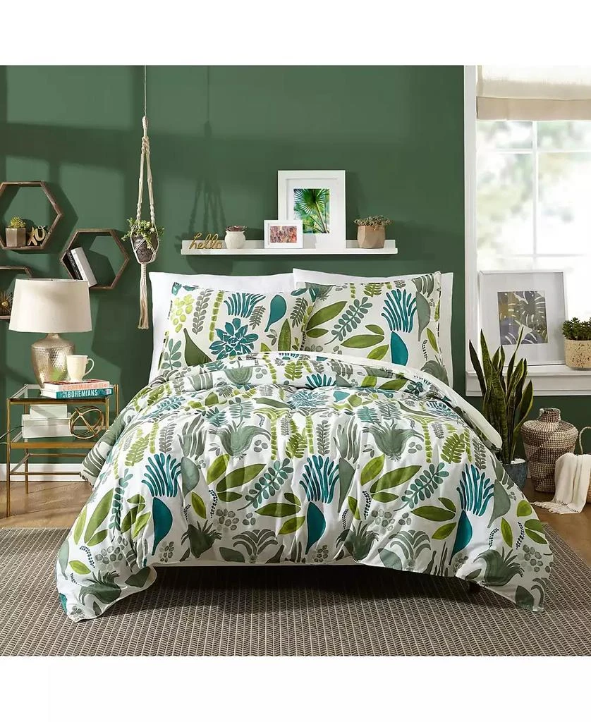 商品Justina Blakeney|Jardin Cotton Sateen 3-Pc Duvet Cover Set,价格¥905,第1张图片