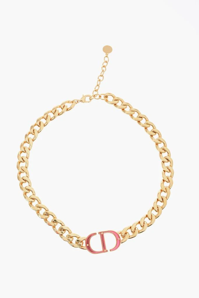 商品Dior|Dior Golden-Effect Chain Necklace with Maxi CD Monogram,价格¥4108,第1张图片